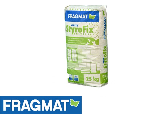 Styrofix Universal White - Ενός Συστατικού, Τσιμεντοειδής, Ινοπλισμένη Κόλλα Συστημάτων Εξωτερικής Θερμομόνωσης