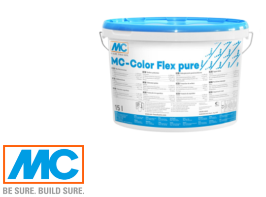MC-Color Flex pure - Έγχρωμη, Ακρυλική, Προστατευτική Επίστρωση για Στοιχεία Σκυροδέματος με Ικανότητα Γεφύρωσης Ρωγμών